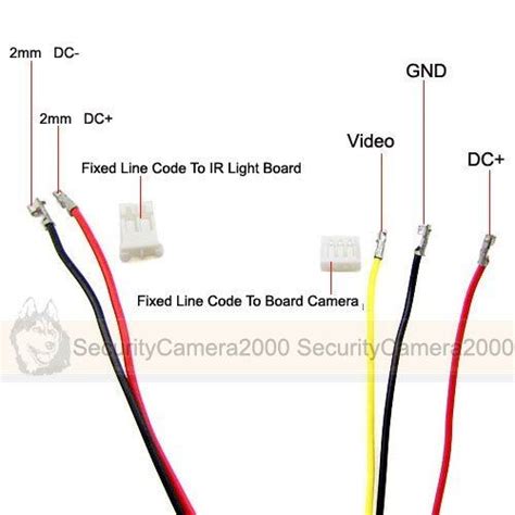 8 Wire Security Camera Wiring Diagram