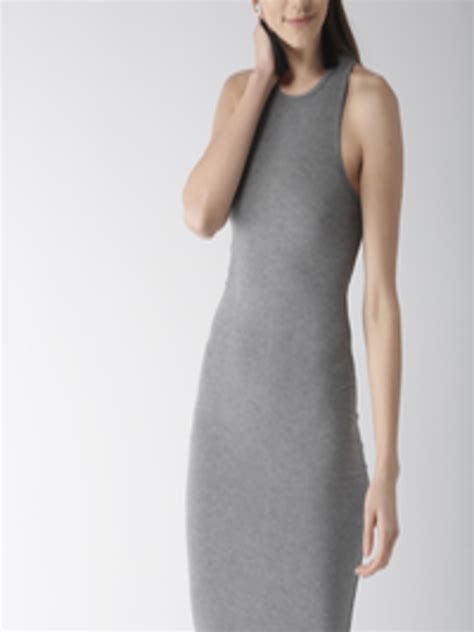 Buy Forever 21 Women Grey Melange Solid Bodycon Dress Dresses For Women 8633565 Myntra