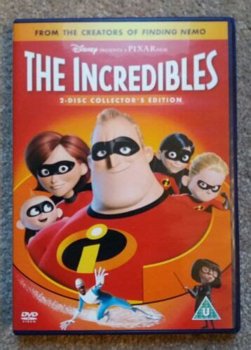 Disney Pixar The Incredibles 2 Disc Collectors Edition Dvd 2005 Uk
