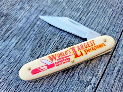 Worlds Largest Pocketknife Pen Knife Red Hill Cutlery