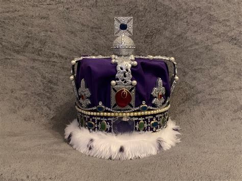Queen Elizabeth Replica State Imperial Crown 11 Scale Prop Etsy