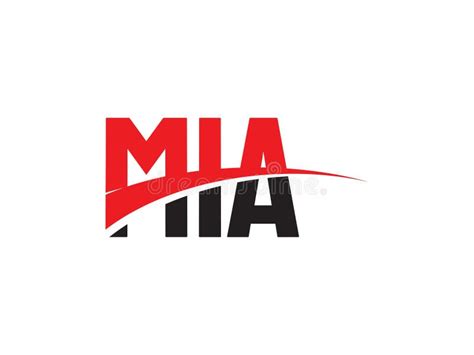 Mia Letter Initial Logo Design Stock Vector Illustration Of Concept