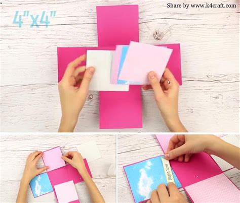 Diy Exploding Box For Beginners Step By Step Tutorial Diy