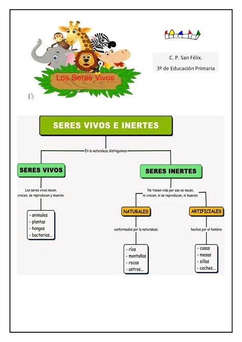 Calaméo Seres Vivos E Inertes Funciones Vitales