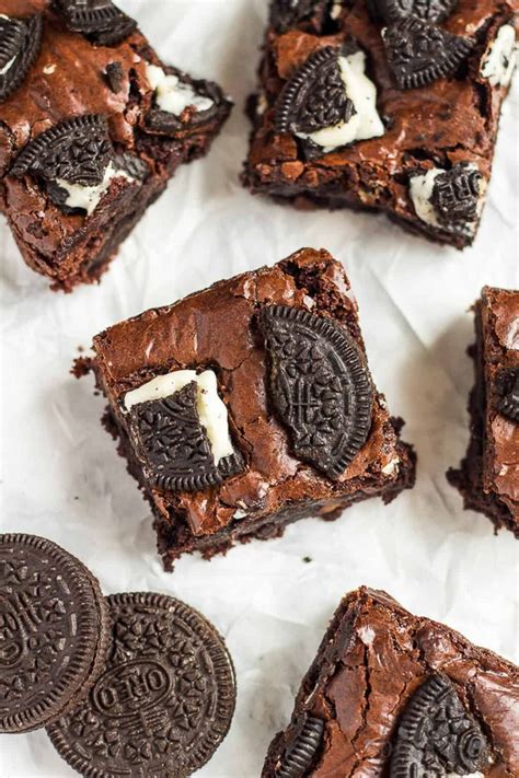 Fudgy Oreo Brownies Marsha S Baking Addiction