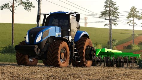 Mod New Holland T8 Br Att V1000 Farming Simulator 22 Mod Ls22 Mod