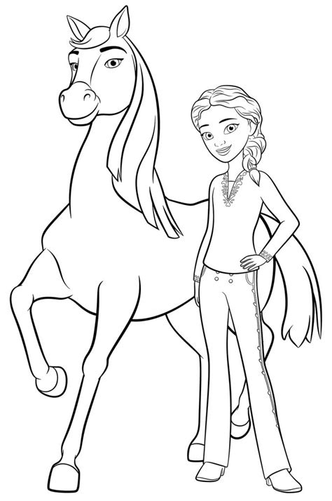 Spirit Riding Free Coloring Pages - Best Coloring Pages For Kids
