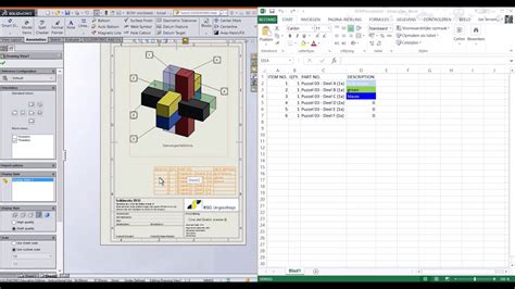 Excel And Solidworks Youtube
