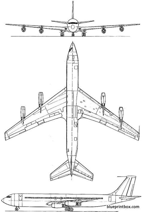 Boeing 707 Plans Aerofred Download Free Model Airplane Plans