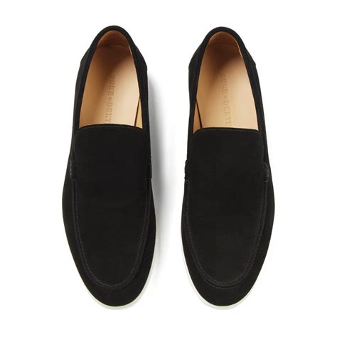 Scott Suede Loafer Black Uk 7 Duke And Dexter Touch Of Modern