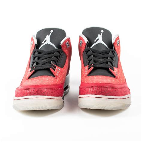 Nike Air Jordan 3 Retro Db Doernbecher 2013 Varsity Red Silver Black