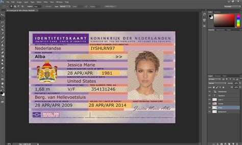 Netherlands Id Card Psd Template Mdw Vn