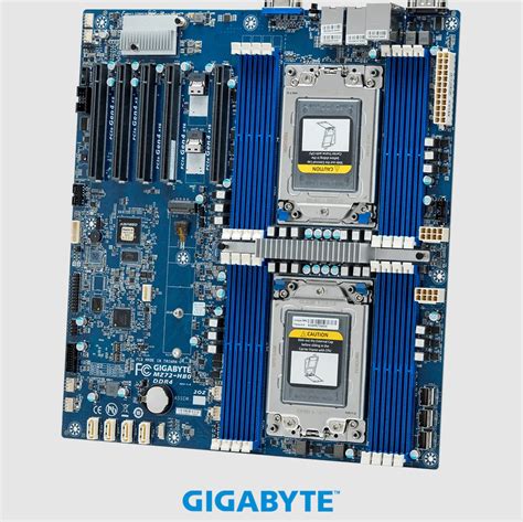 Gigabyte MZ72 HB0 Motherbaord 2x AMD EPYC 7T83 CPU 16x 32GB 2666MHz