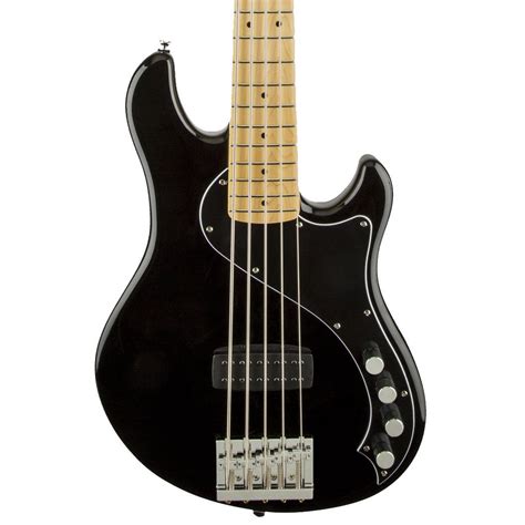 Squier Deluxe Dimension Active V Bass Black Mass Street Music
