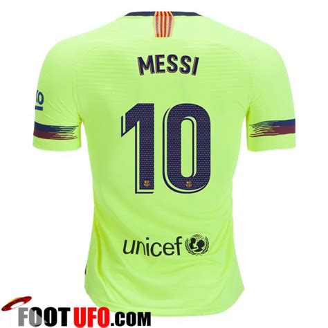 Nouveau Maillot De Foot Fc Barcelone 10 Messi Exterieur 201819