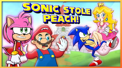 Sonic Roasts Mario Sonic And Amy React To Mario Vs Sonic Cartoon