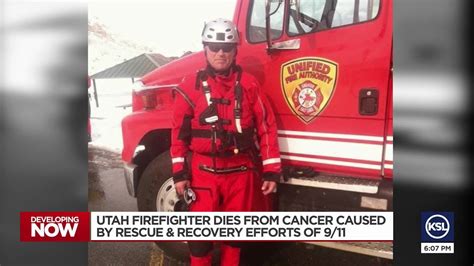 Utah Firefighter Who Served At Ground Zero Dies Of Cancer Youtube