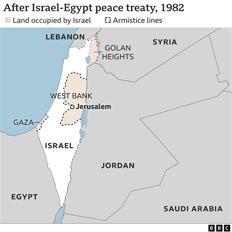Israel S Borders Explained In Maps BBC News