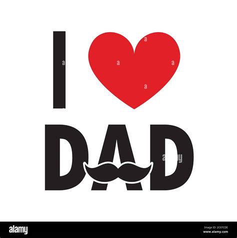 happy father s day background vector illustration happy father day card i love dad lettering