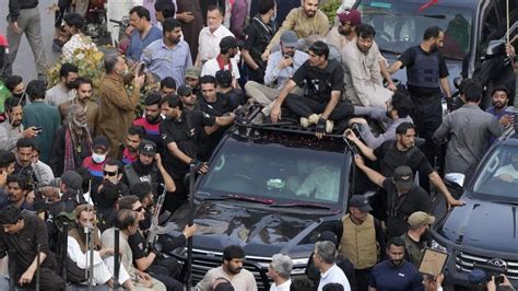 Pakistani Police Khan Supporters Clash Near His Home Kyabram Free Press