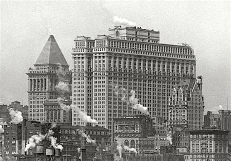 New York History Geschichte Manhattan Skyline 1915