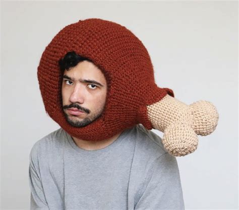 Aussie Artist Crochets Foodie Hats As A Way To Meet New Friends Crochet Humor Crochet Food