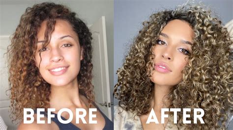My Curly Hair Journey With Pictures Before And After Youtube