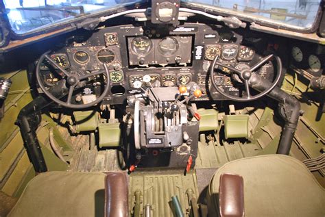 C 47a Skytrain Air Mobility Command Museum Cockpit Airline Interiors Flight Deck