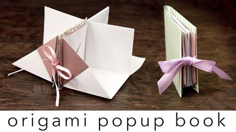 Origami Popup Book Video Tutorial Learn How To Make An Origami Pop Up