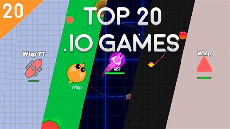 Top 20 Io Games Best Io Games Ever Youtube