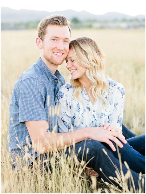 We Like The Pose And The Tall Grass Colorado Wedding Photographer Engagement Session