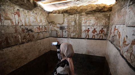 Inside The Tomb Of An Old Kingdom Priestess Credit Mohamed El Shahed