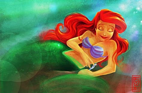Walt Disney Fan Art Princess Ariel Personnages De Walt D Erofound
