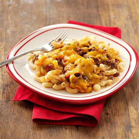1 can (about 8 oz.) whole kernel corn, drained. Ground Beef Macaroni Casserole Recipe | Taste of Home