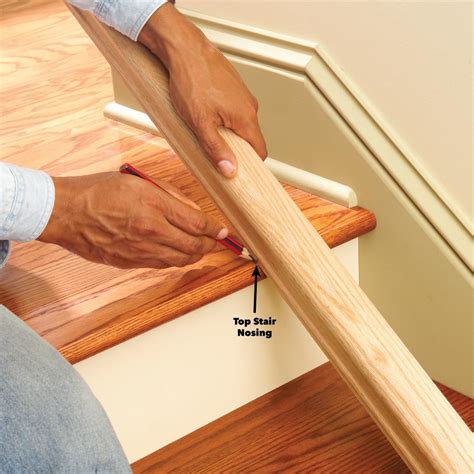 Install A New Stair Handrail Stair Handrail Diy Stair Railing Handrail