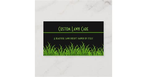 Lawn care business card templates free. Custom Lawn Care Business Cards | Zazzle.com