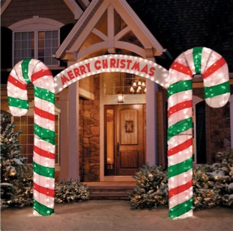 Whats Included Merry Christmas Candy Cane Archway Improved