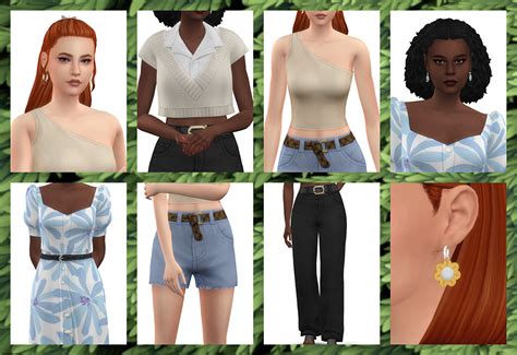 Oakiyo Daisy Collection Screenshots Create A Sim The Sims