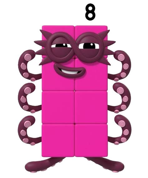 Eight From Numberblocks By Alexiscurry On Deviantart Block Birthday
