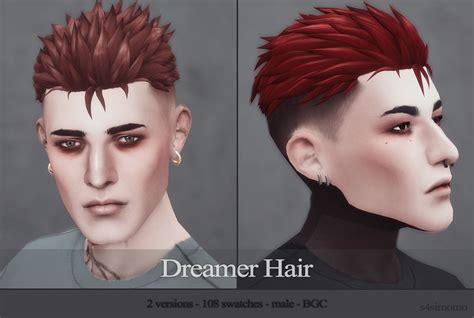 Ts4cc Short Hair Sims 4 Hair Male Sims 4 Anime Sims 4