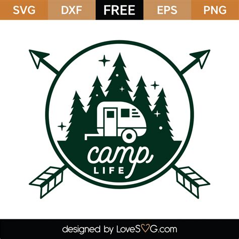 Png Eps Camping Life Svg Files For Cricut Dxf Ai Camp Life Svg Digital