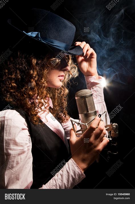 Beautiful Singer Hat Image And Photo Free Trial Bigstock