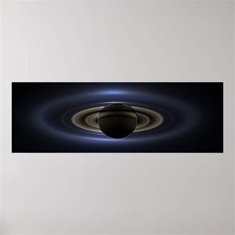 The Day The Earth Smiled Cassini Saturn Full Poster Zazzle
