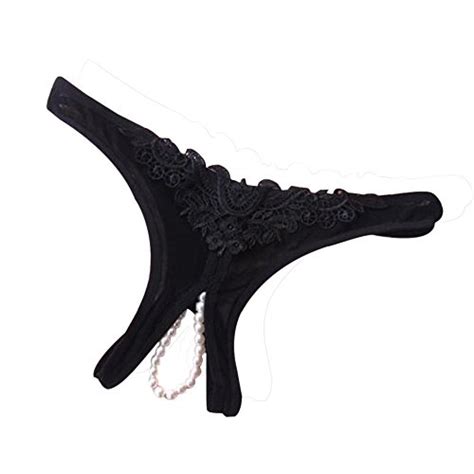Buy Potato001 Women’s Sexy Lace Thongs G String V String Panties Knickers Lingerie Underwear