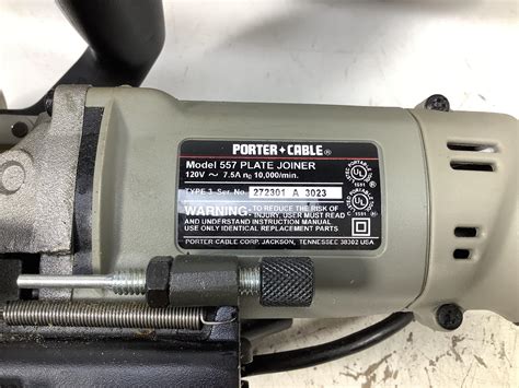 Lot Porter Cable 557 Plate Joiner