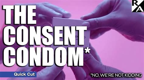 Consent Condom Requires Four Hands To Open The Package Youtube