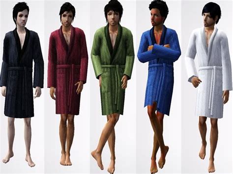 Shorter Robe For Males Sims 2