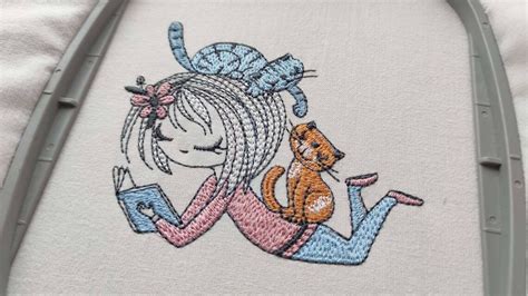 Embroidery Designs Girl Embroidery Design Baby Etsy
