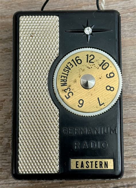 Vtg Er 22n Eastern Germanium Diode Pocket Radio W Box And Instructions