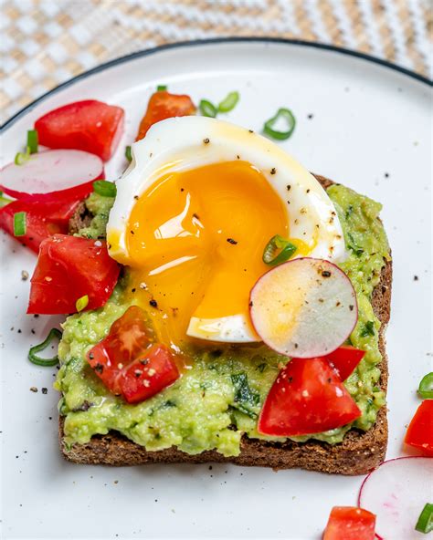 Start Your Morning Clean Soft Boiled Egg Avocado Toast Clean Food Crush